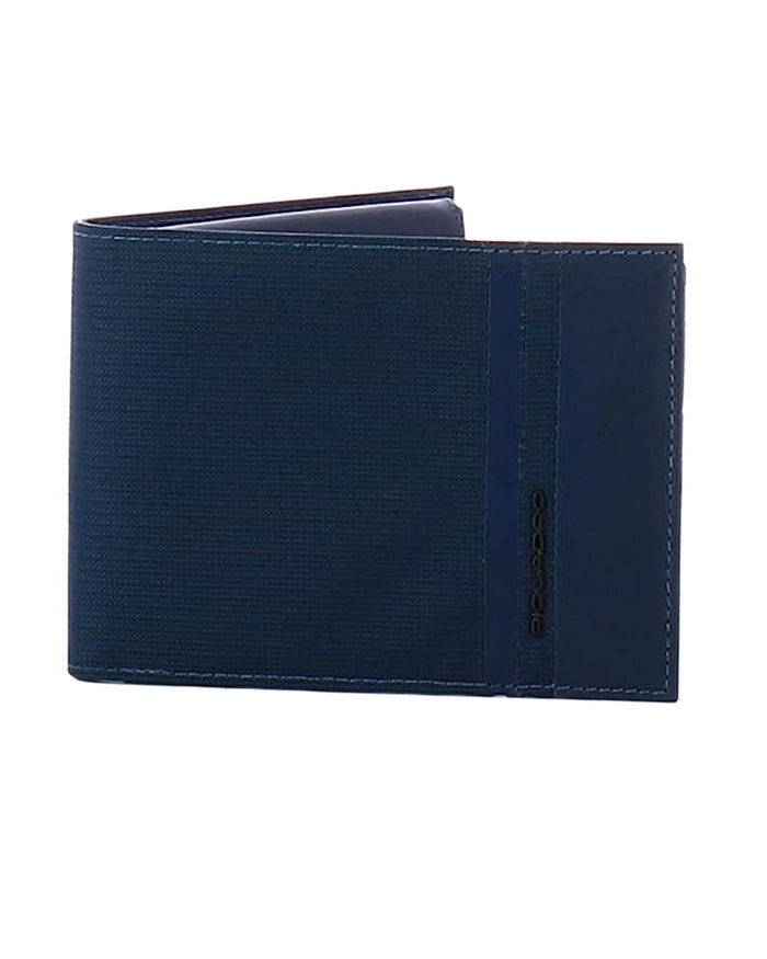 Piquadro Men's Recycled Fabric And Leather Blue Unisex 1