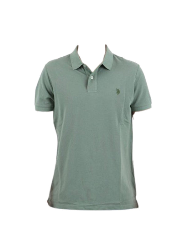 U.S. Polo Assn. T-Shirt Logo Fronte e Retro Verde