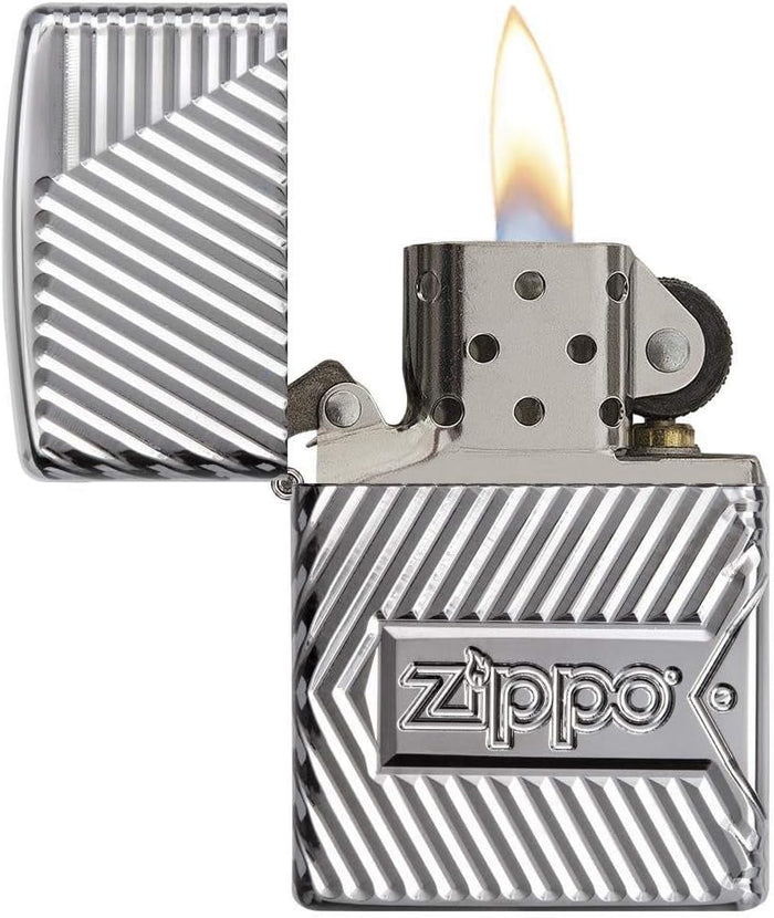 Zippo Armor Fiamma Argento Unisex 4