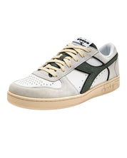 Diadora Sneakers Magic Basket Low Suede Leather Bianco