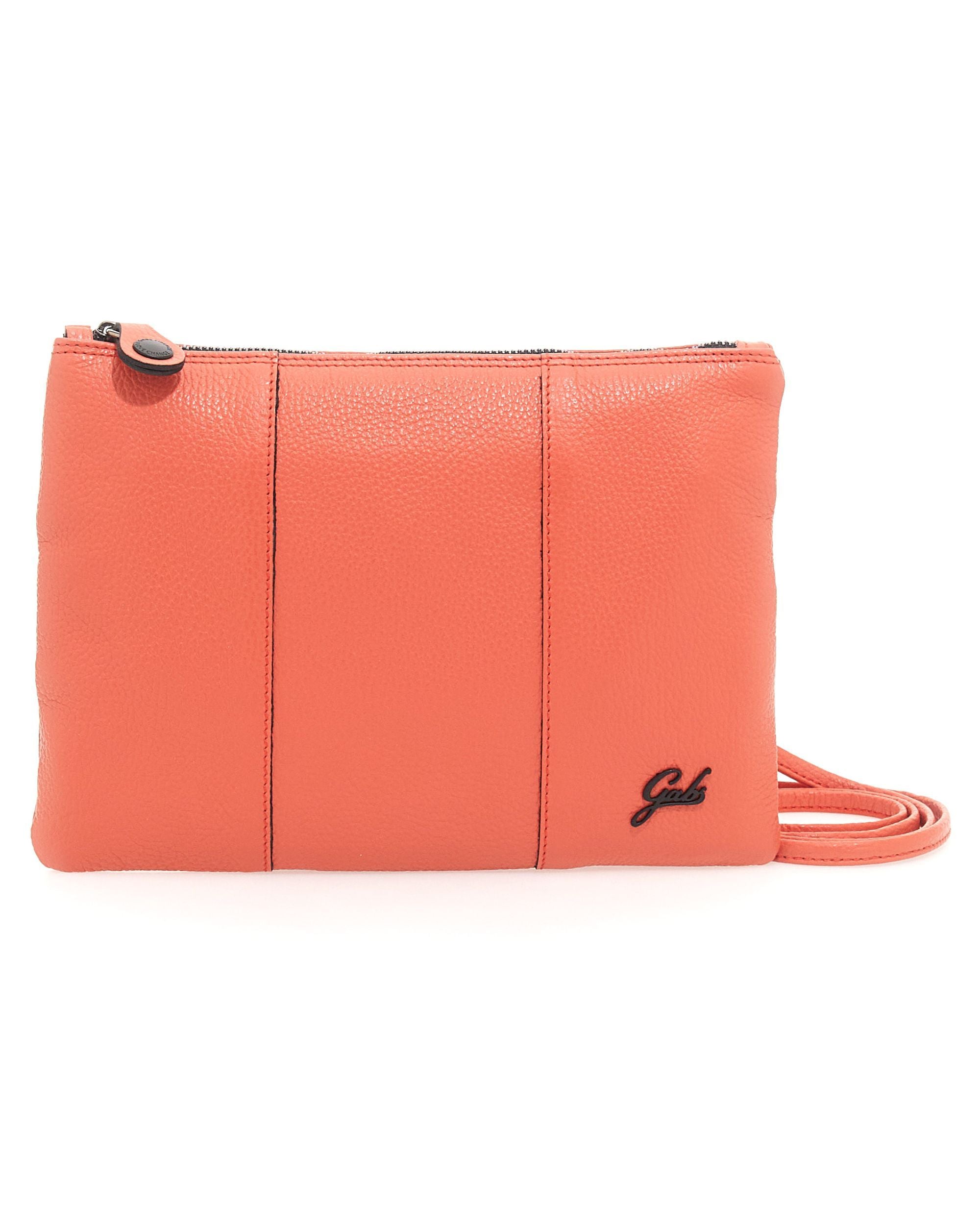 Gabs Beyonce M Logo Clutch Bag in Black Leather