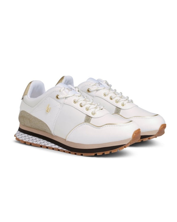 Liu Jo Sneakers Wonder 249 Bianco/Oro-2