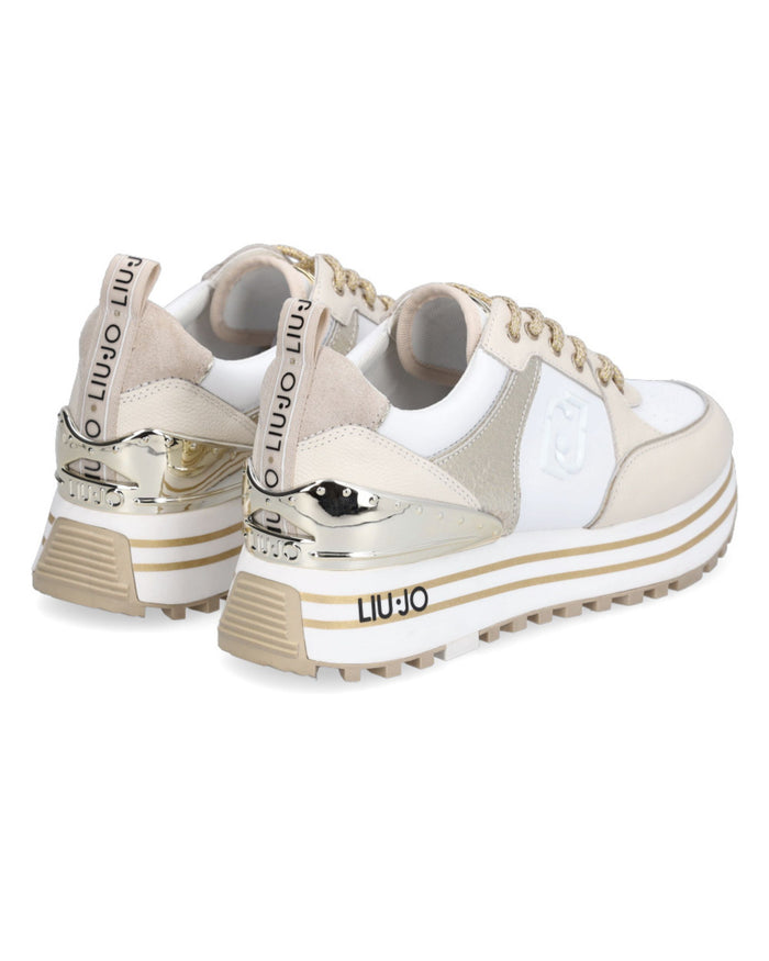 Liu Jo Sneakers Maxi Wonder 20 Pelle Oro 3
