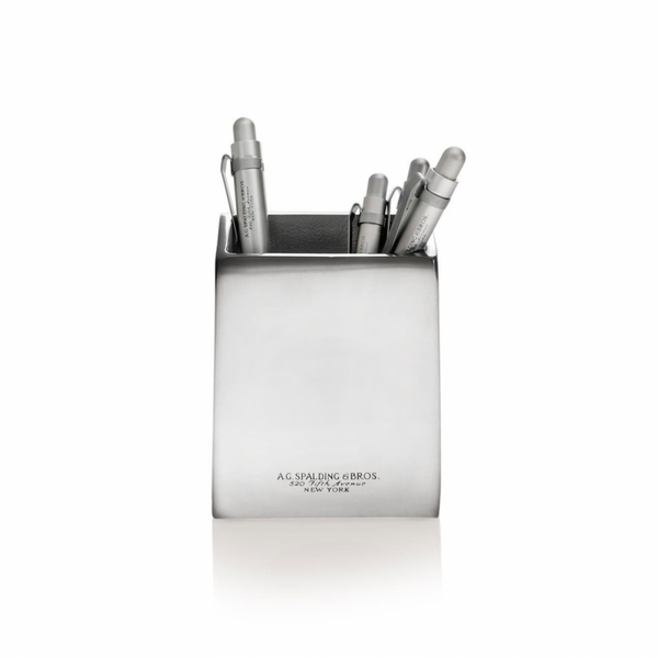 Spalding &amp; Bros Ag Square Pen Holder Gray Unisex-2