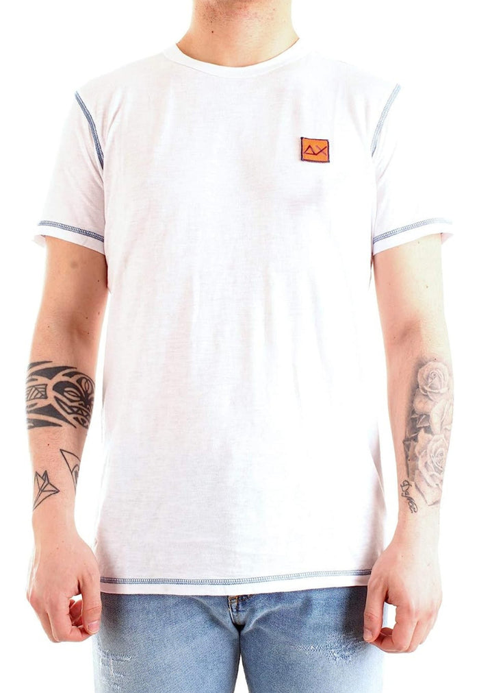 Sun68 T-shirt T31120 Cotone Bianco 1