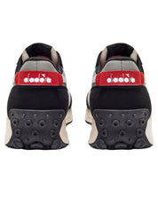 Diadora Sneakers Race Nyl Pelle Stonewashed Used Nero