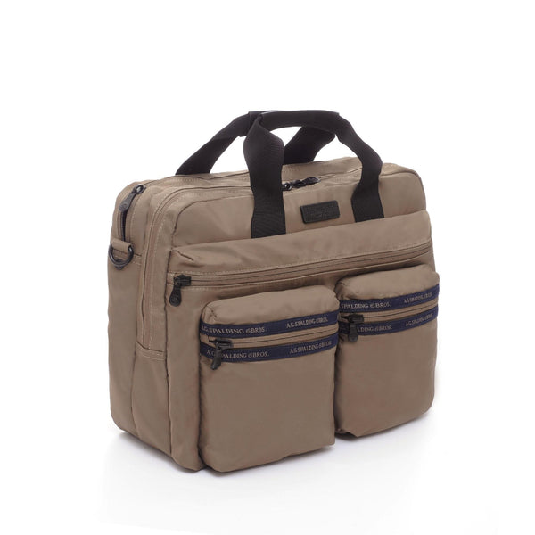 Spalding & Bros A.g. Briefcase Mack Beige Uomo