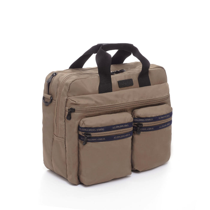 Spalding & Bros A.g. Briefcase Mack Beige Uomo 1