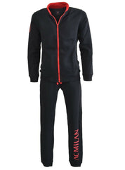 Tuta completa nera uomo adulto AC MILAN Fc