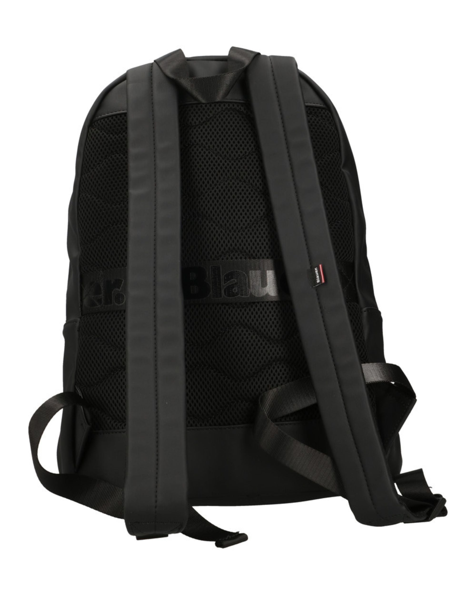 Blauer Coated Taslan Backpack Black