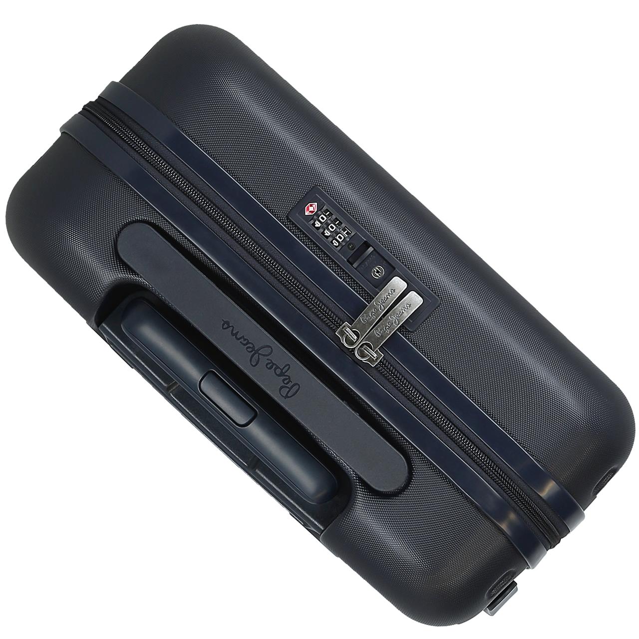 Pepe Jeans Cabin Suitcase 4 Wheels In Abs Blue Unisex