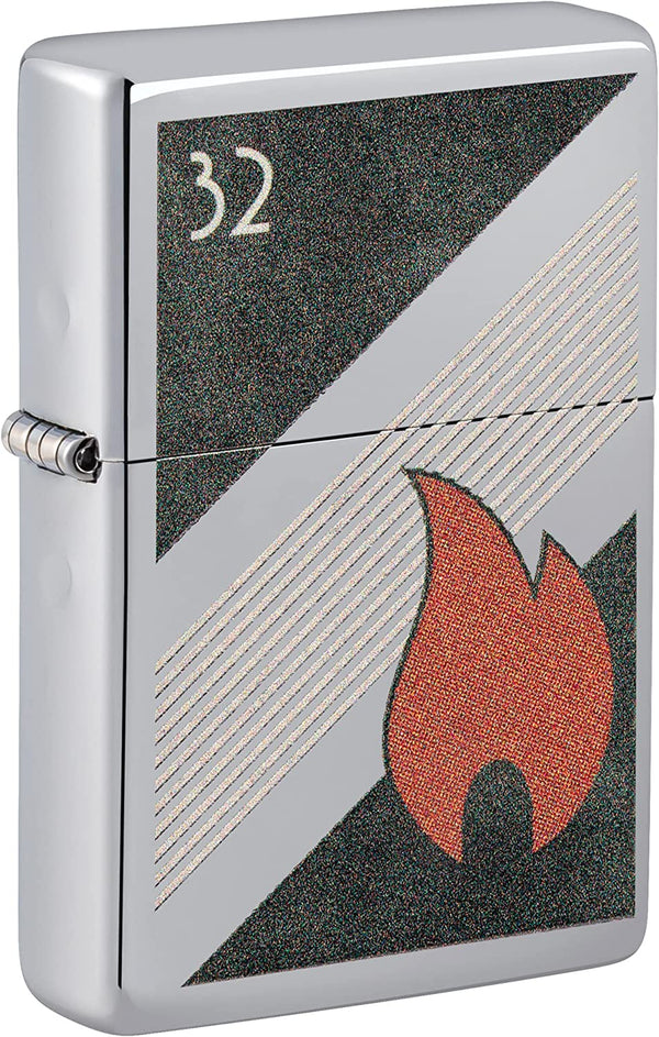 Zippo Windproof Refillable Made In Usa Silver Unisex