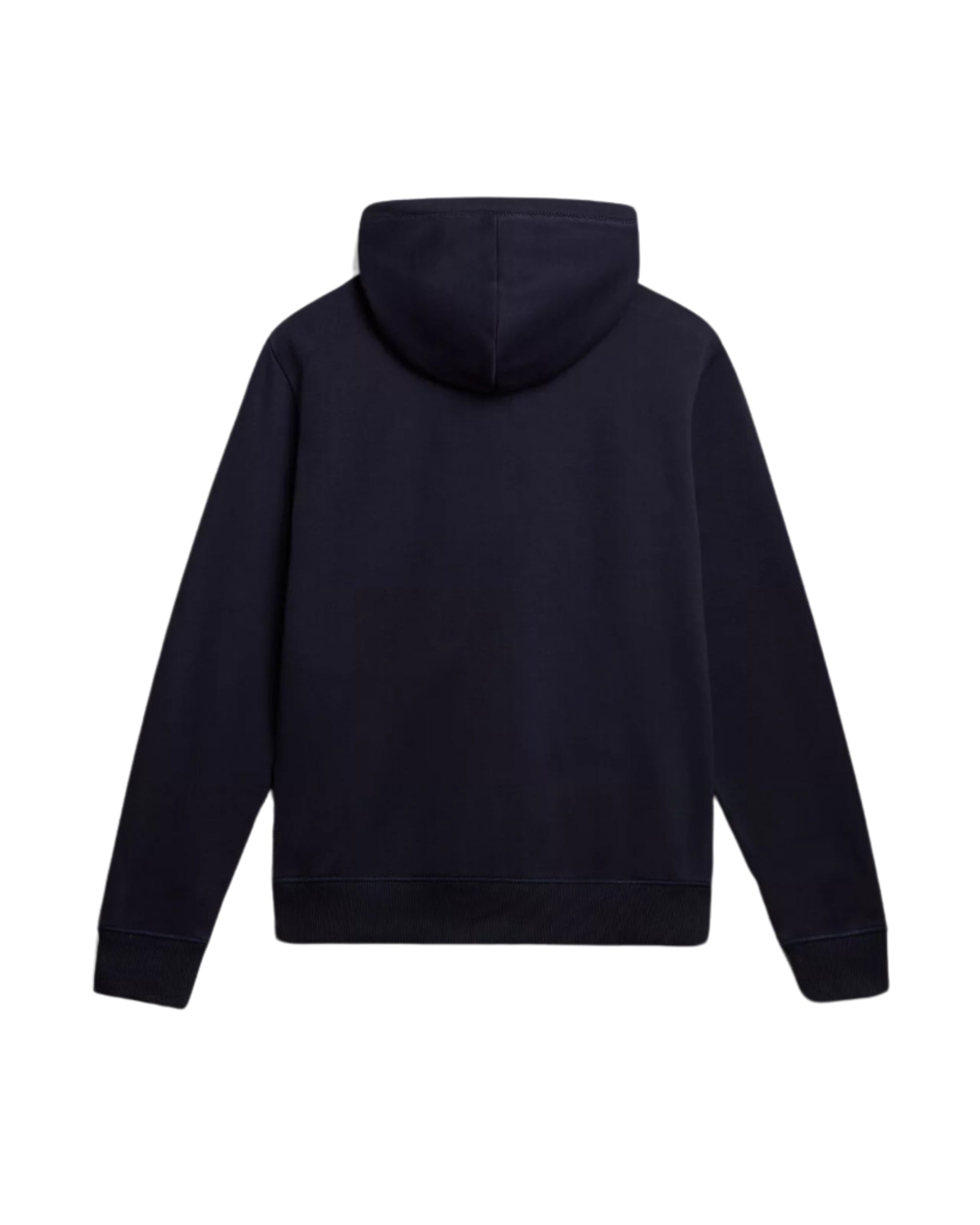 Napapijri Felpa Guiro con Cappuccio e Full Zip Blu Cotone