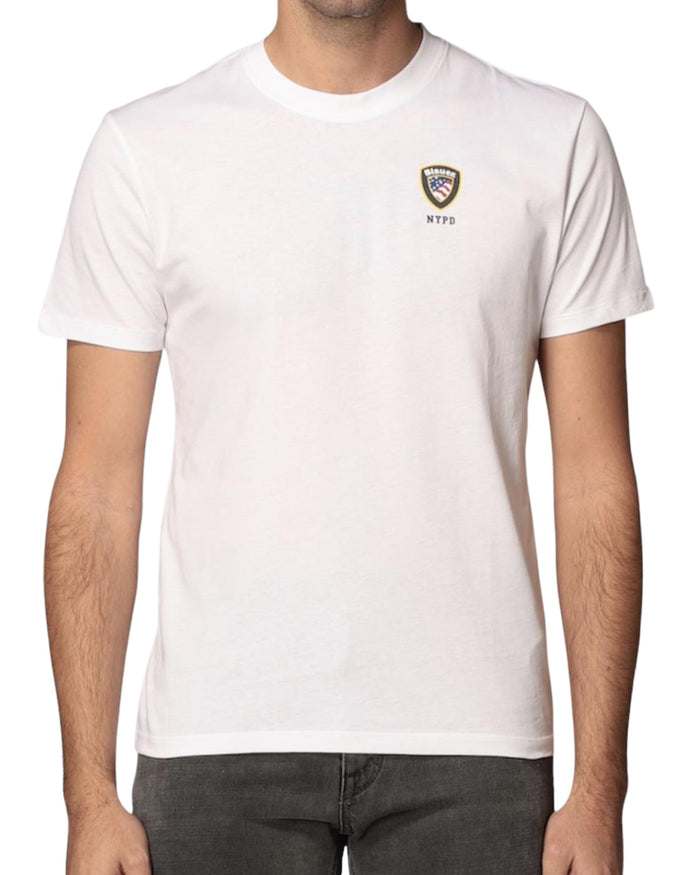 Blauer Logo Nypd Bianco Uomo 1