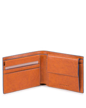 Piquadro Blue Square Special Coin Purse Orange Men
