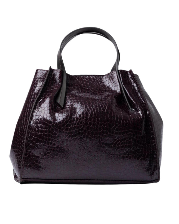 Manila Grace Doris Small Purple Bag