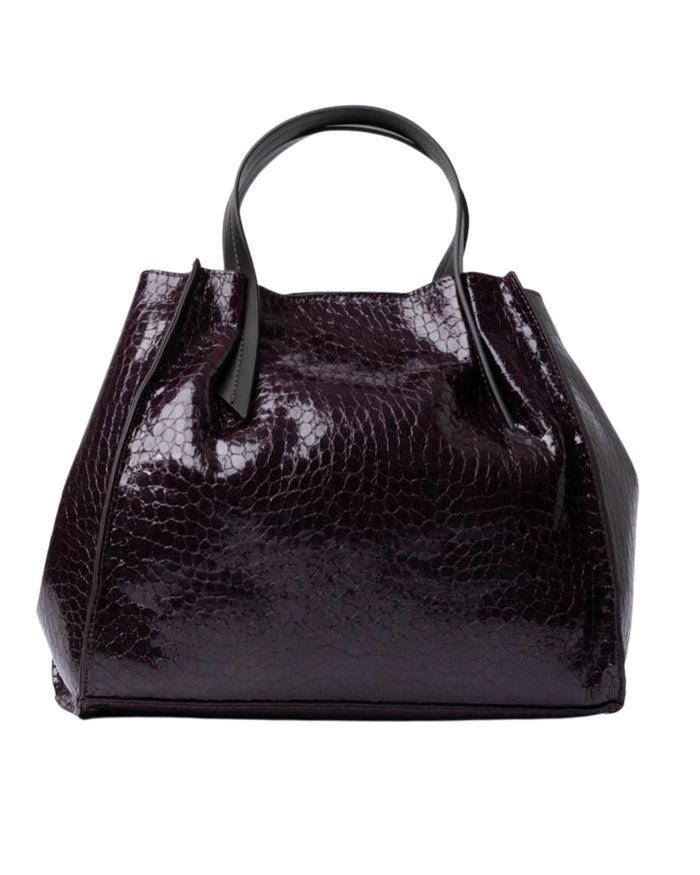 Manila Grace Doris Small Purple Bag 1