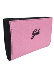 Gabs Coin Purse Button Zip Leather Pink