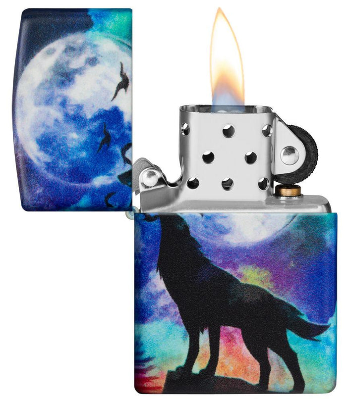 Zippo Wolf Design Wolf Moon 540 Colors Multicolor Unisex 5