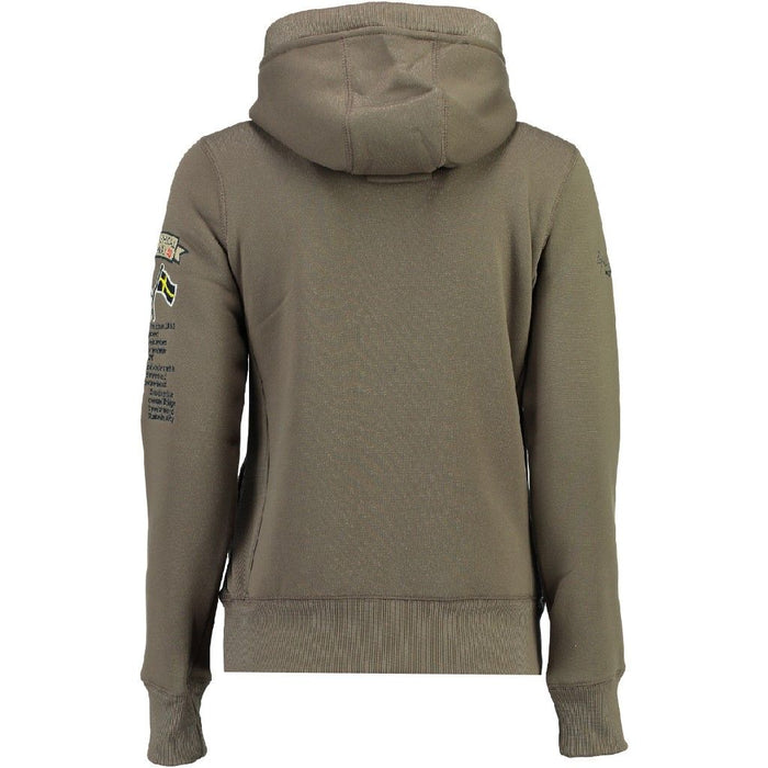 Geographical Norway Hoodie With Hood Grey Women 2