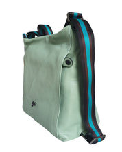 Gabs Shoulder Bag Icon Black Green Leather