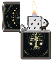 Zippo accendino USA special limited edition Mystic Nature Design Argento 48636