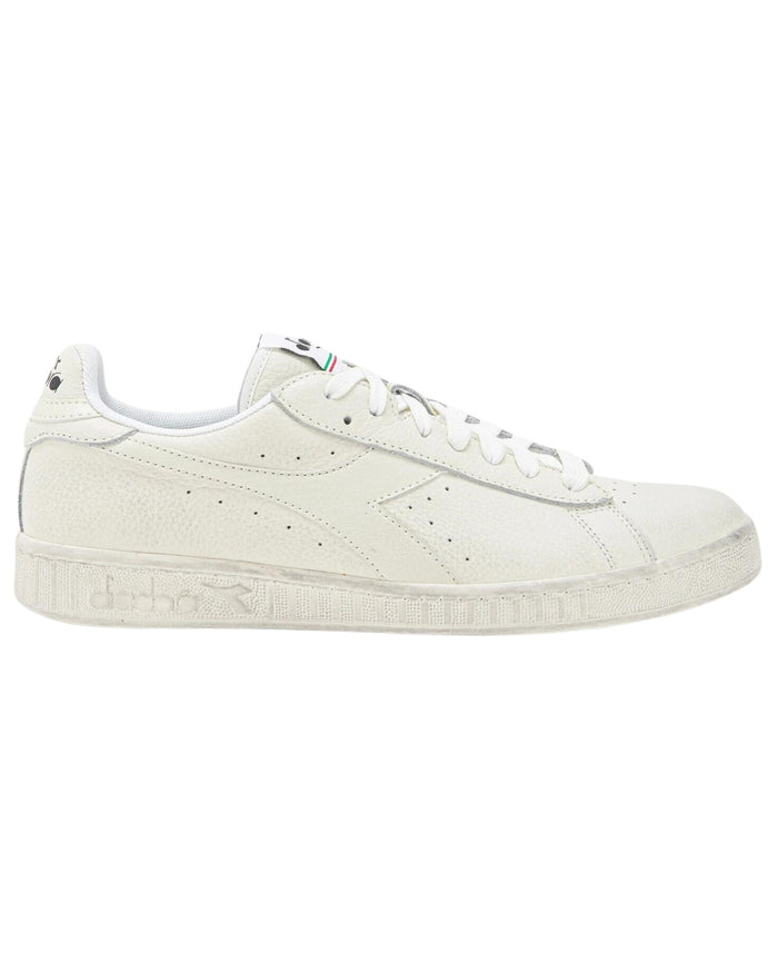 Diadora Sneakers Game L Low Waxed Pelle Bianco 1