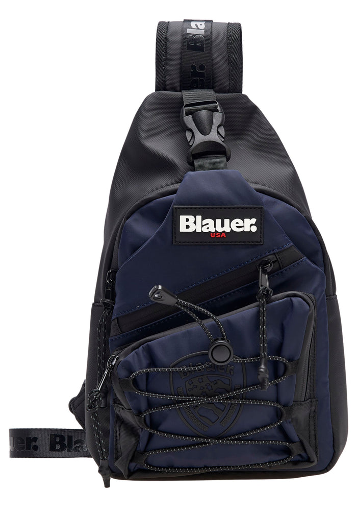 Blauer Cordura Sling Bag Monospalla Zaino Tracolla Blu 1