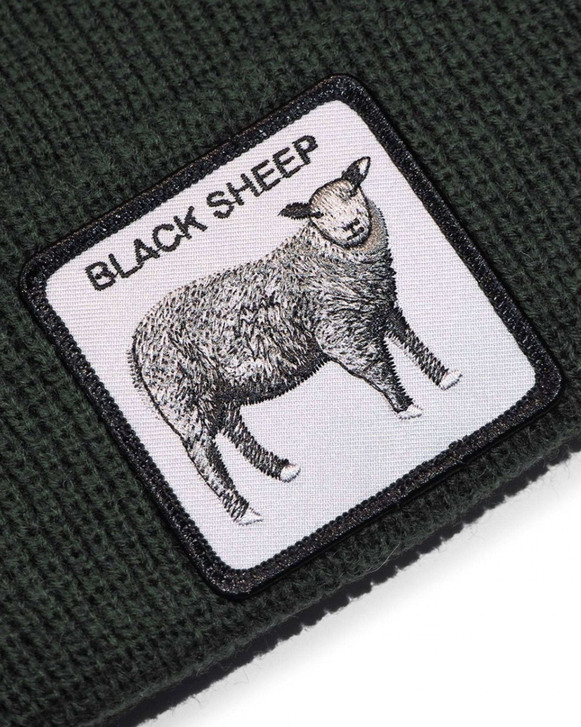 Goorin Bros. Beanie Hat Cap With Front Patch And Side Logo Green Unisex