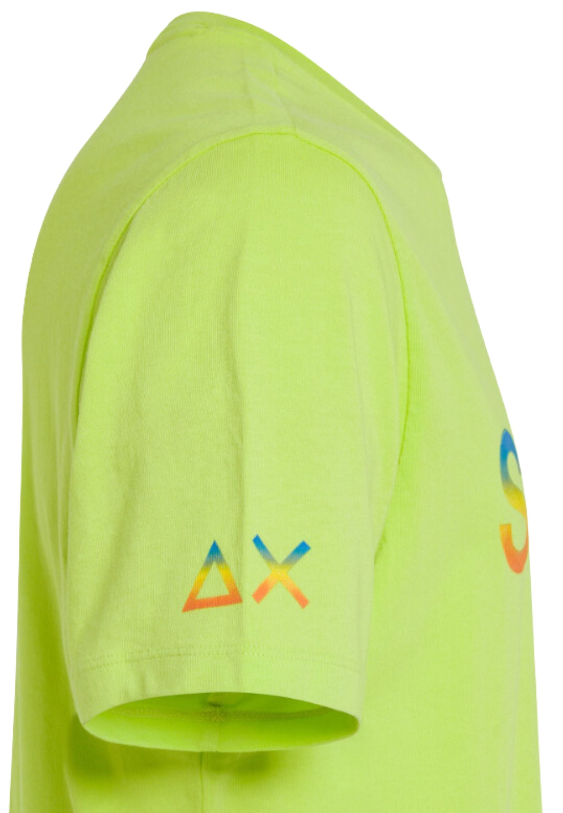 Sun68 Maglietta Big Logo Cotone Giallo