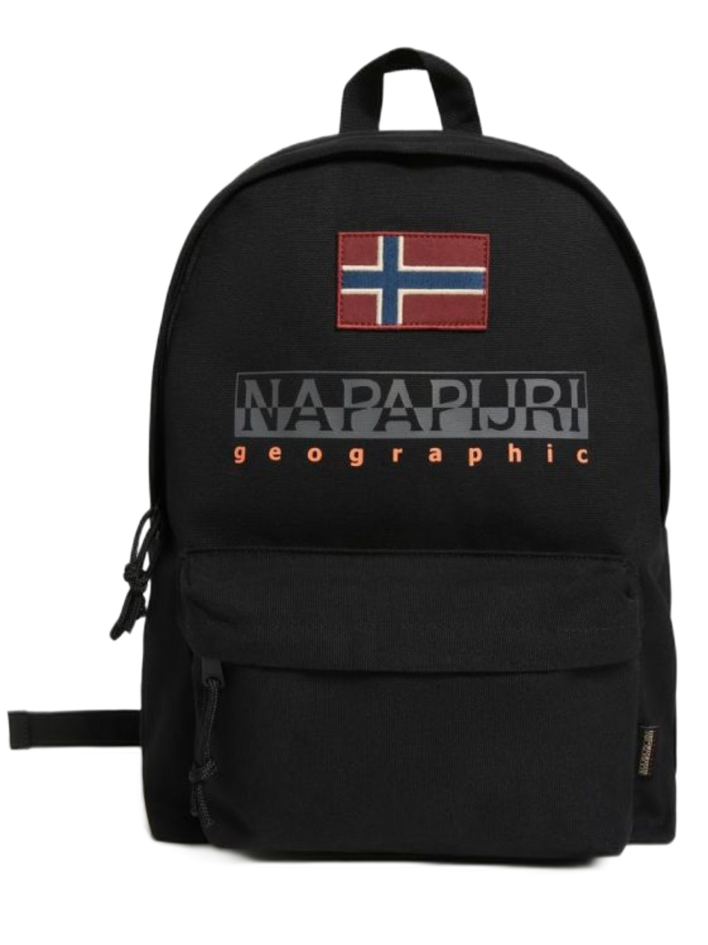 Napapijri Donna Unisex Zainetto Backpack Robusto Cotone Logo Nero Uomo