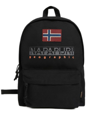 Napapijri Donna Unisex Zainetto Backpack Robusto Cotone Logo Nero Uomo
