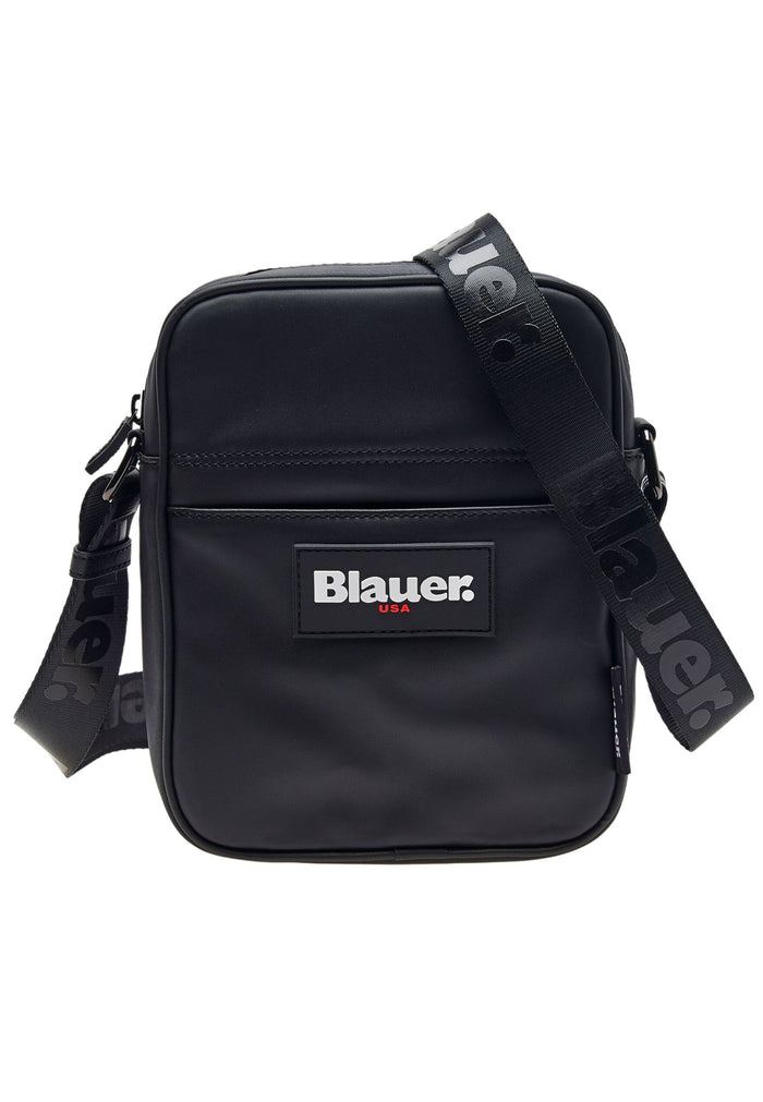 Blauer Coated Taslan Crossbody Bag Borsa Tracolla Nero Uomo 1