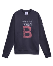 Ecoalf Long Sleeve Cotton Shirt with Front Print Blue