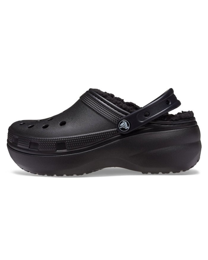 Crocs Classic Platform Lined Clog Nero TPE 5