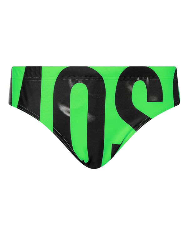 Moschino Swim Slip Mare Verde