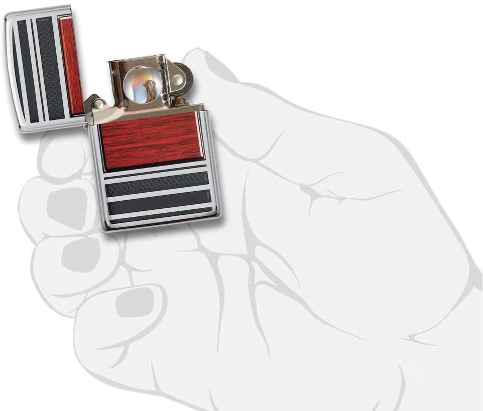 Zippo Accendino Versione per Pipa, Prestige Insero in Legno 28676