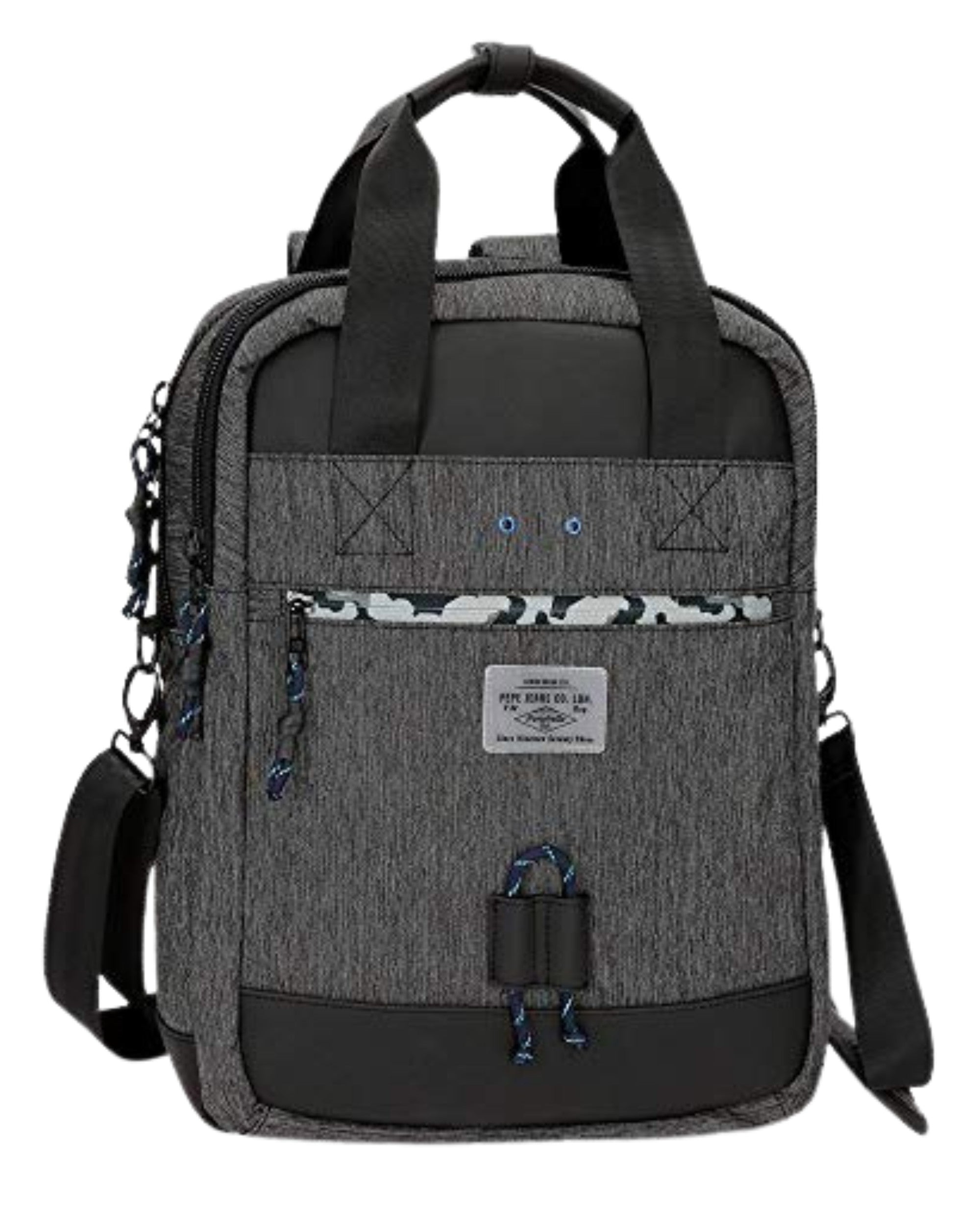 Pepe Jeans Zaino Trasformabile By Pep Jeans London Grigio Uomo