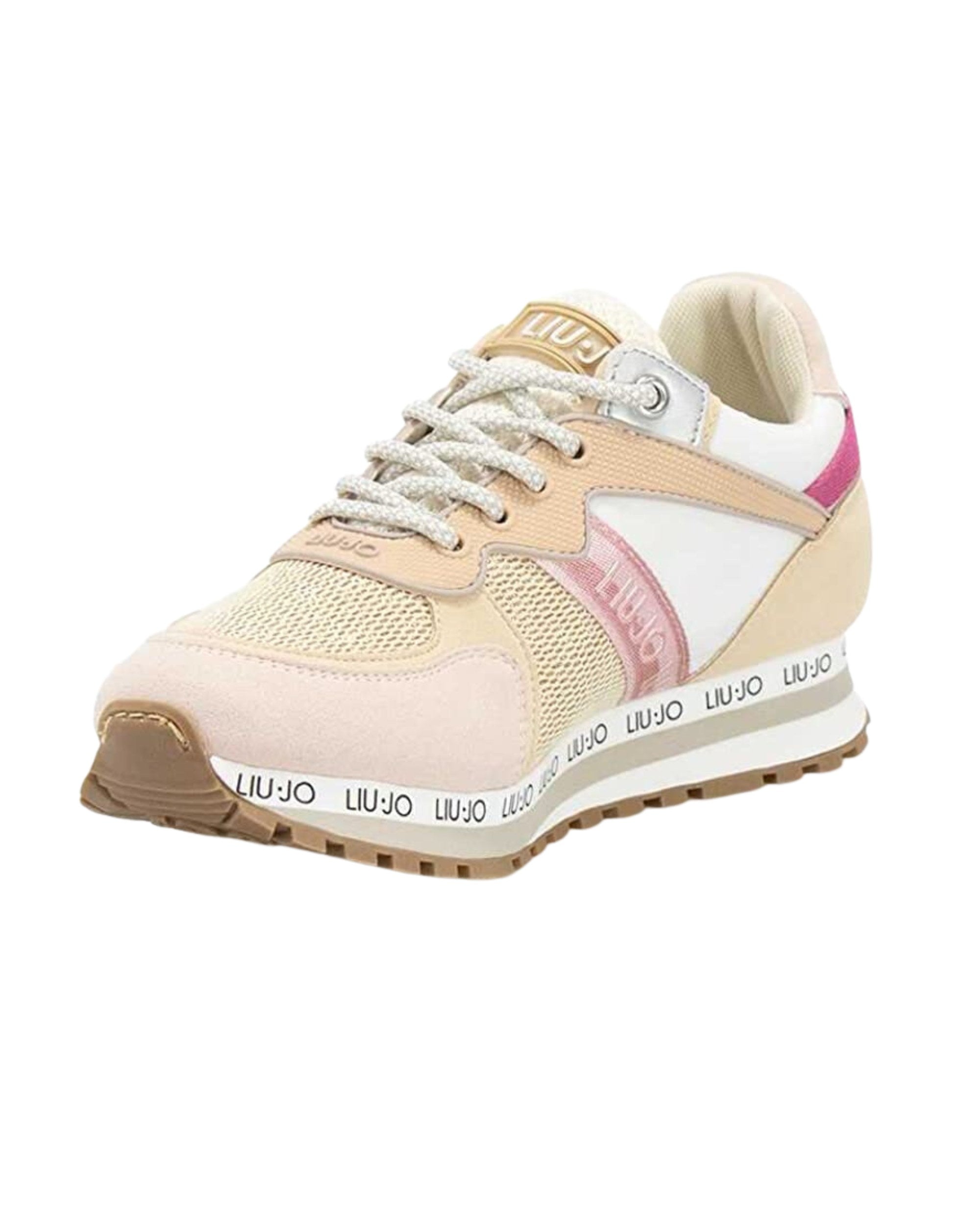 Liu Jo Sneakers Wonder 7 Similpelle Rosa/Multicolore