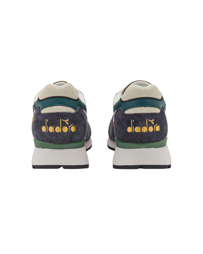 Diadora Sneaker V7000 Pelle Scamosciata Navy Multicolore 4