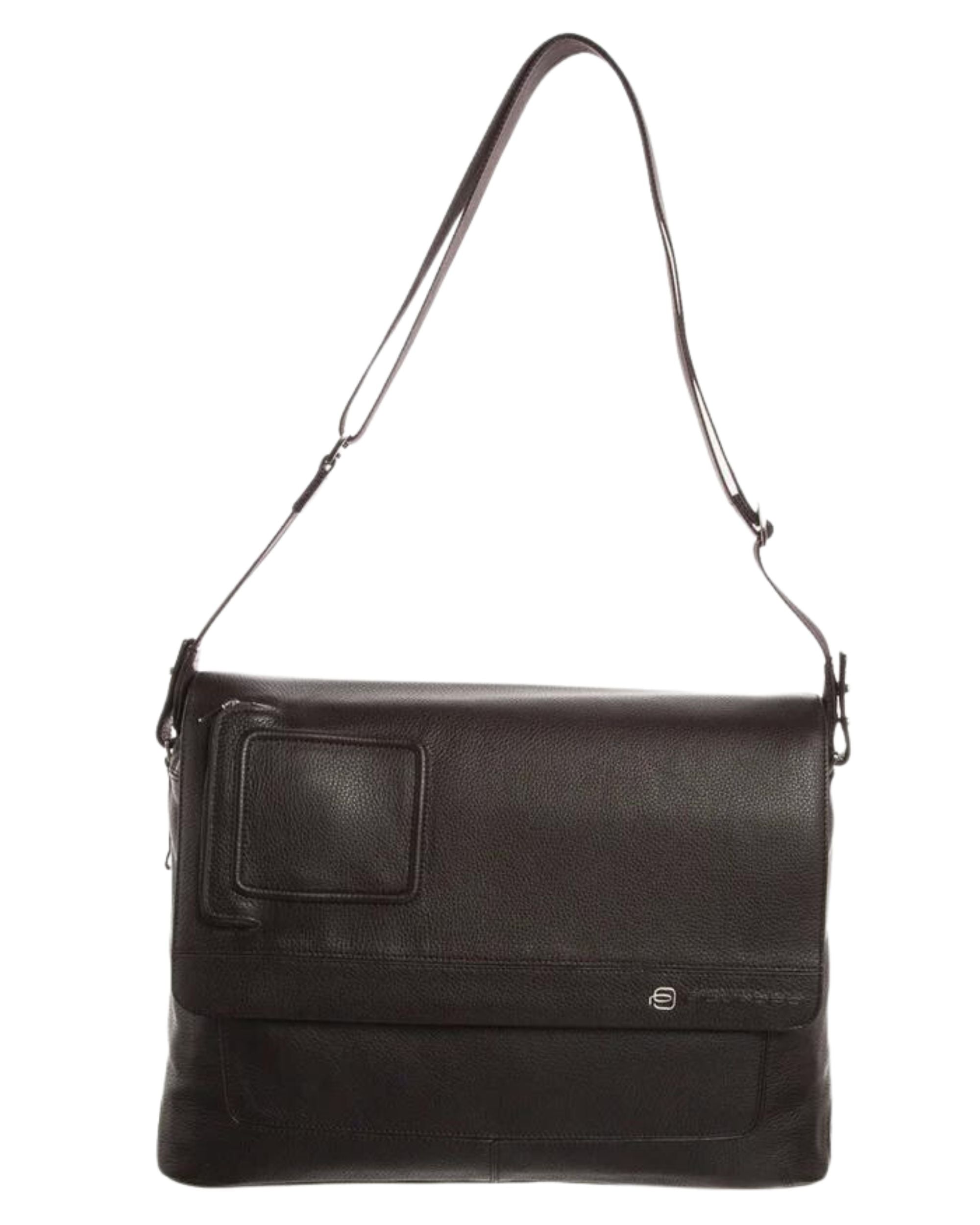 Piquadro Document Bag Holder PC Monitor Laptop Brown Men