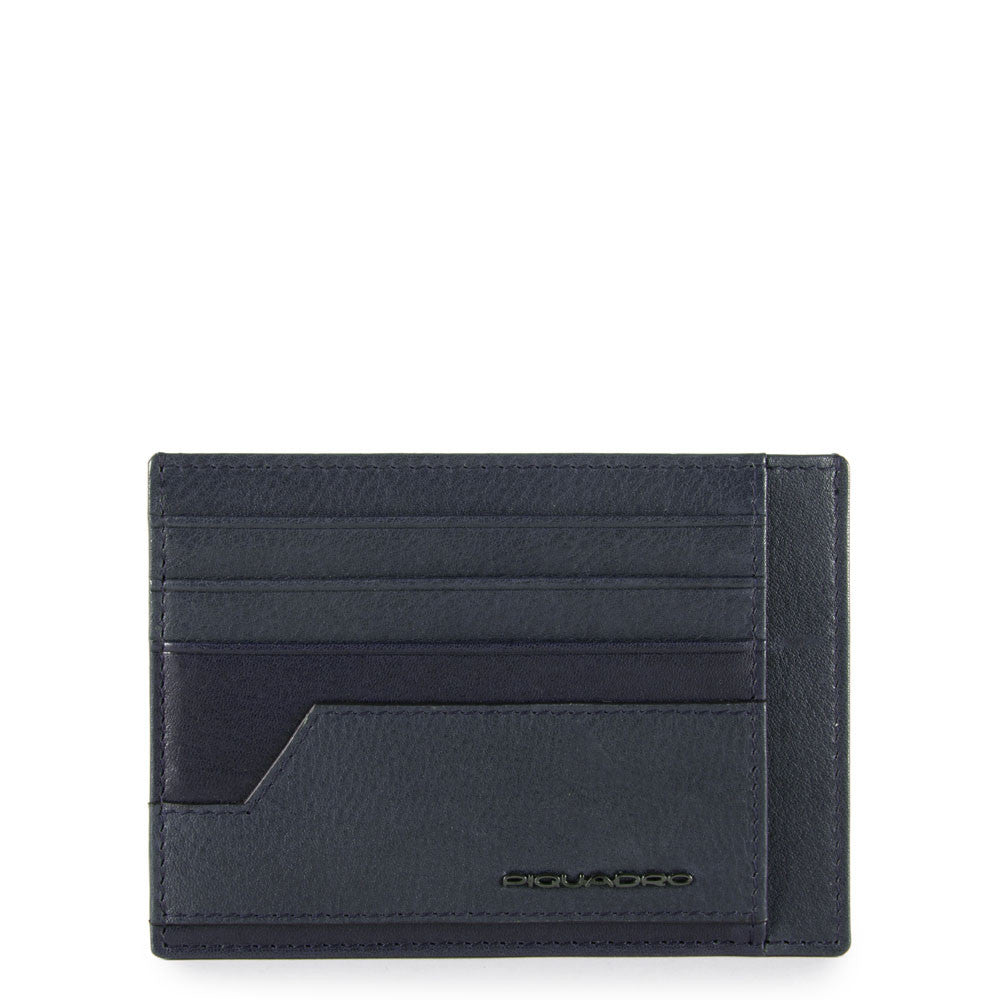 Piquadro Pocket Pouch Wallet Blue Men