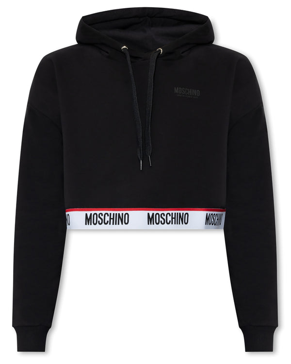 Moschino Underbear Logo Banda All Cotone Nero