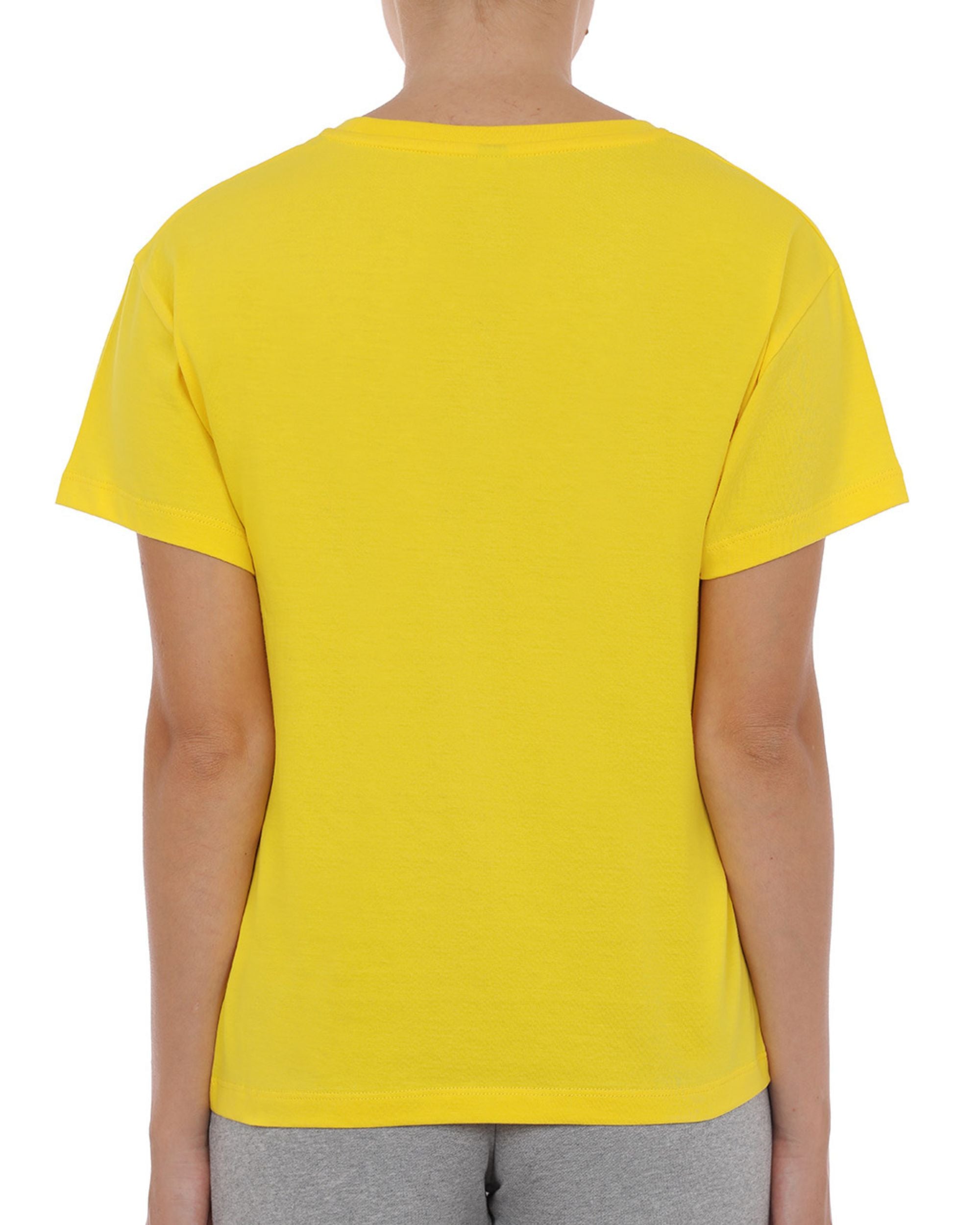Moschino Swim Cotone Logo Gelato Giallo