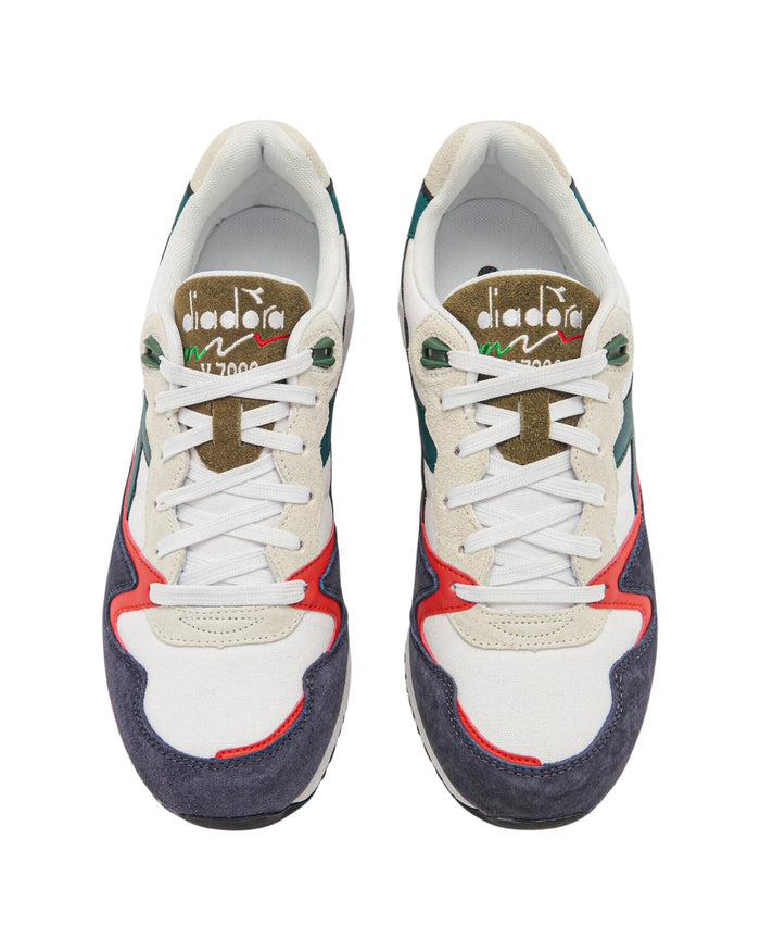 Diadora Sneaker V7000 Pelle Scamosciata Navy Multicolore 3