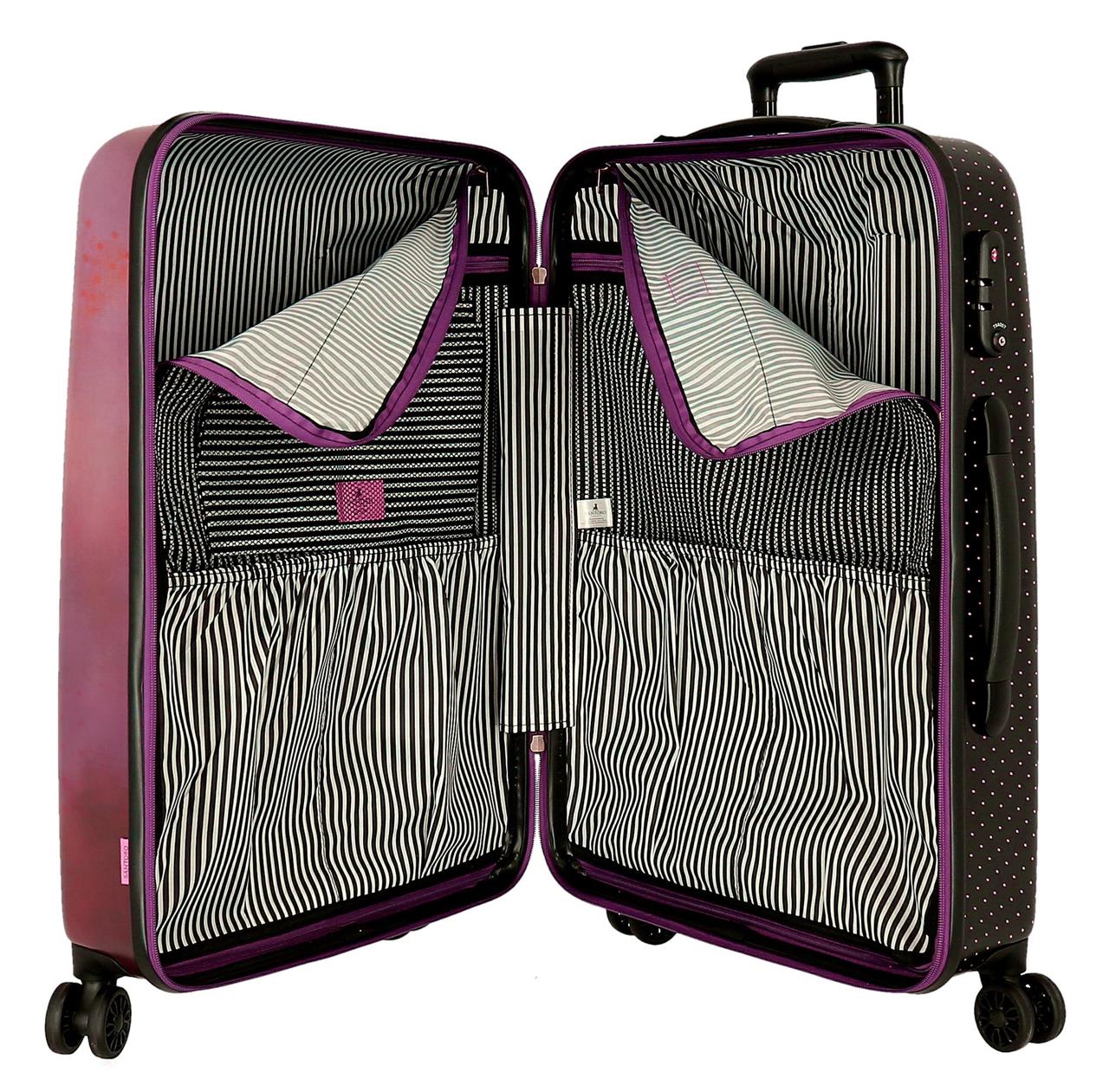 Gorjuss Santoro Cabin Trolley 37x55x20 Cm Pink Woman