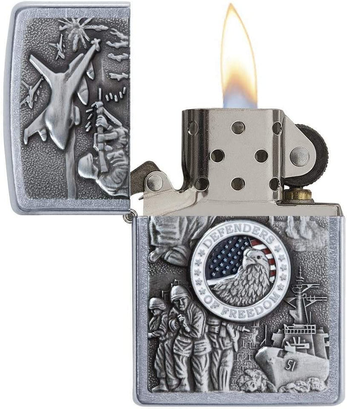 Zippo Windproof Refillable Made In Usa Silver Unisex 3