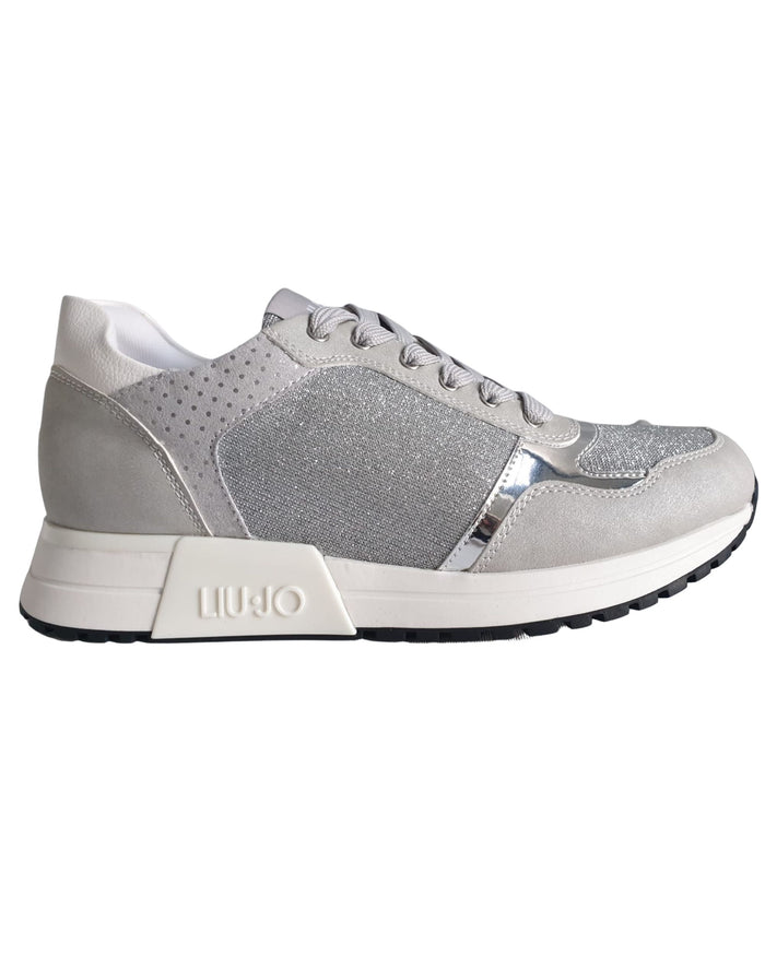 Liu Jo Sneakers Kiss 502 Similpelle Argento 1