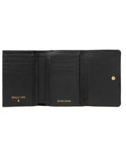 Patrizia Pepe Wallet External Zip with Flap Black Leather 