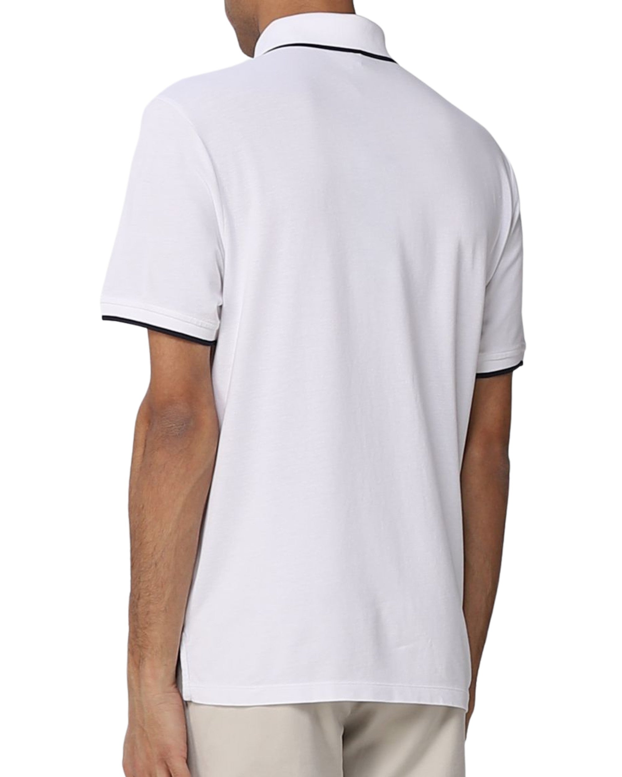 Blauer Logo Scudo Sul Petto Bianco Uomo